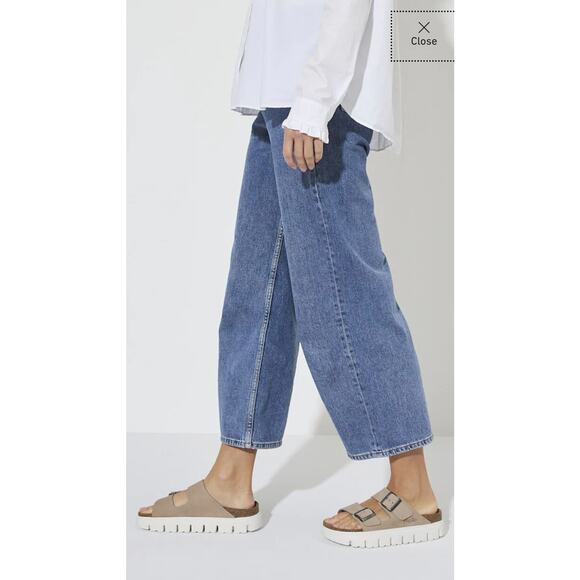 Papillio Birkenstock Arizona Pap Taupe Platform Chunky Slides Sz 38 US 7 Narrow - Picture 1 of 10